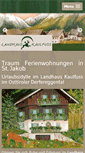 Mobile Screenshot of landhaus-kaulfuss.at