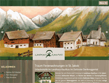 Tablet Screenshot of landhaus-kaulfuss.at